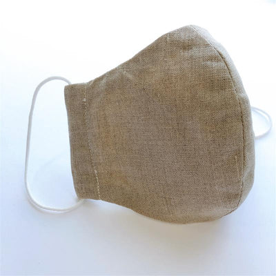 Unbleached linen masks for adults, children, and infants